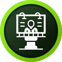 Billboard Creative Icon Design vector