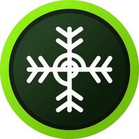 diseño de icono creativo de copo de nieve vector