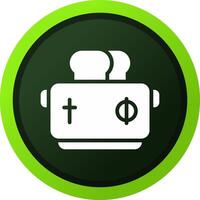 Toaster Creative Icon Design vector