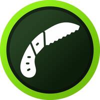 Pruning Saw Creative Icon Design vector