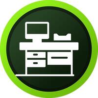 Work Table Creative Icon Design vector