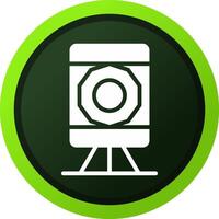 Theodolite Creative Icon Design vector