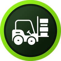 Forklift Creative Icon Design vector