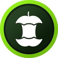 diseño de icono creativo de manzana vector