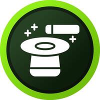 glyph Gradient Circle Design vector