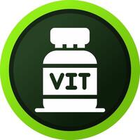 diseño de icono creativo de vitaminas vector