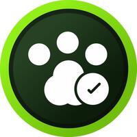 Pet Friendly Creative Icon Design vector