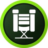 Directors Chair Creative Icon Design vector