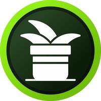 Plant Pot Creative Icon Design vector