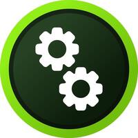 Gears Creative Icon Design vector