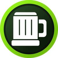 Pint Of Beer Creative Icon Design vector