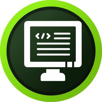 Code Creative Icon Design vector