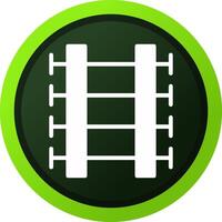 diseño de icono creativo de vías de tren vector