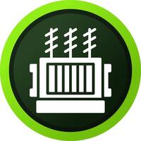 Power Transformer Creative Icon Design vector