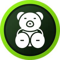 Teddy Bear Creative Icon Design vector