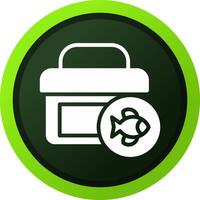 Tackle Box Creative Icon Design vector