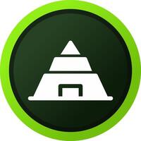 Pyramid Creative Icon Design vector