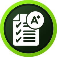 Grade Creative Icon Design vector