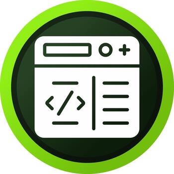 programación creativo icono diseño vector