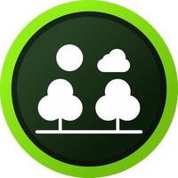 Forest Landscape Creative Icon Design vector