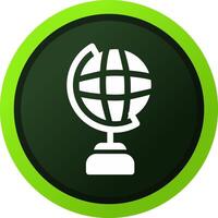 Globe Stand Creative Icon Design vector