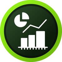 Statistical Analysis Creative Icon Design vector