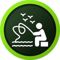 Trolling Creative Icon Design vector