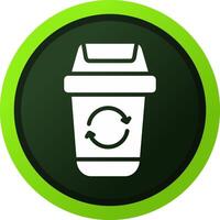 Trash Recycle Creative Icon Design vector