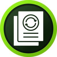 Paper Recycle Creative Icon Design vector