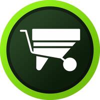 Wheelbarrow Creative Icon Design vector