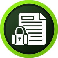 Confidential Project Creative Icon Design vector