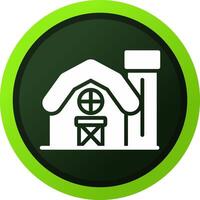 Farm House Creative Icon Design vector