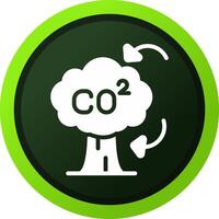 co2 creativo icono diseño vector