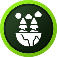 Green Environment Creative Icon Design vector