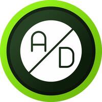 Ad Blocker Creative Icon Design vector