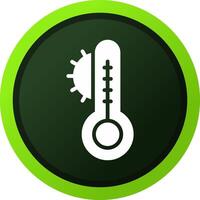 diseño de icono creativo de temperatura vector