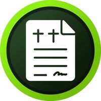 Testament Creative Icon Design vector