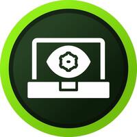 Computer Vision Creative Icon Design vector