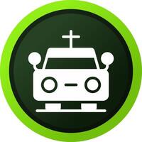 Hearse Creative Icon Design vector