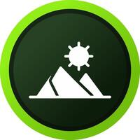 Mountains Creative Icon Design vector