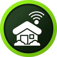 Smart Home Creative Icon Design vector