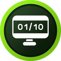 Binary Code Creative Icon Design vector