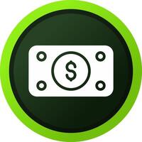 Money Bill Wave Creative Icon Design vector