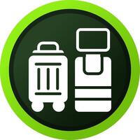 Self Check In Creative Icon Design vector