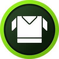 diseño de icono creativo de camisa vector