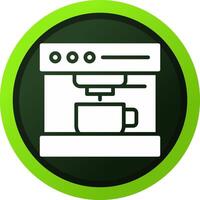 Coffee Machine Creative Icon Design vector