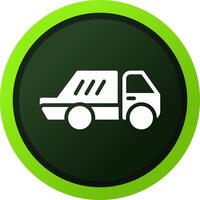 Garbage truck Creative Icon Design vector