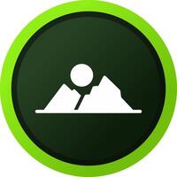 Mountains Creative Icon Design vector