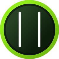 Pause Creative Icon Design vector