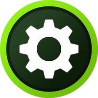 Cog Creative Icon Design vector